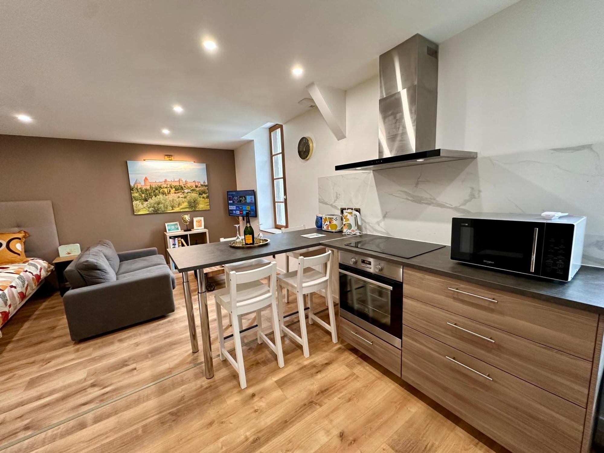 קרקסון Les Appartements Du Palais מראה חיצוני תמונה