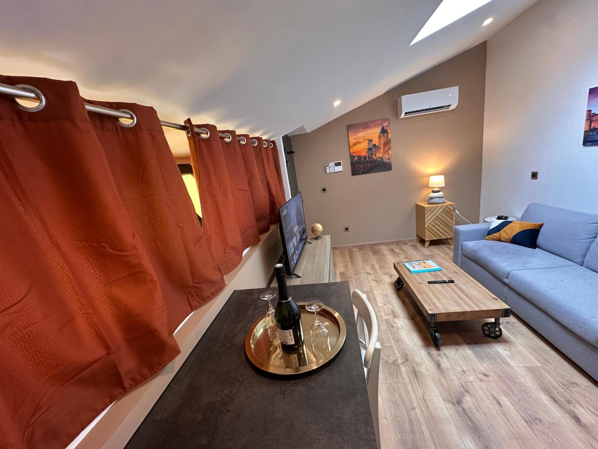 קרקסון Les Appartements Du Palais מראה חיצוני תמונה